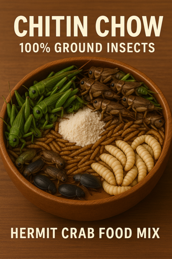 Hermit Crab Food Mix with Chitin